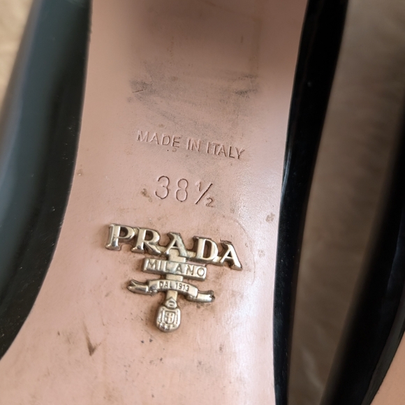 Prada Patent Block Heel - Picture 9 of 12